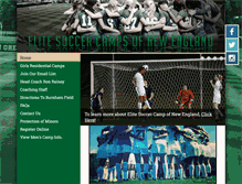 Tablet Screenshot of elitesoccercampinc.com